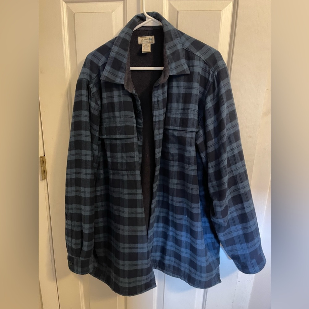 L.L Bean Fleece-Lined Flannel